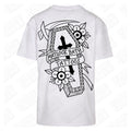 Black Coffin | Oversized White T-Shirt