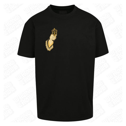 Cowgirl | Oversized Black T-Shirt - Wrong Crowd Artist merch