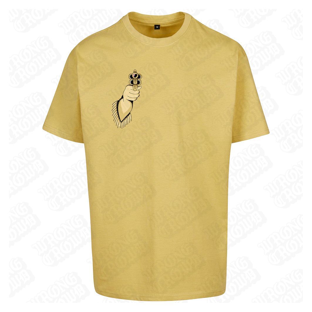 Cowgirl | Oversized Pale Moss T-Shirt - Wrong Crowd Artist merch