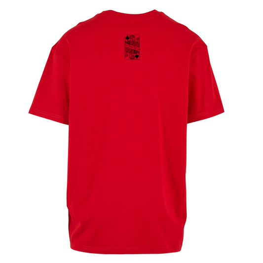 Daruma | Oversized City Red T-Shirt