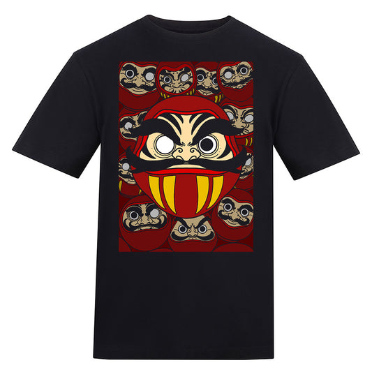 Daruma  | Regular Fit Black T-Shirt