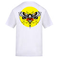 Death Moth  | Regular Fit White T-Shirt - Wrong Crowd Artist merch