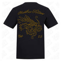 Dragon Gold | Regular Fit Black T-Shirt