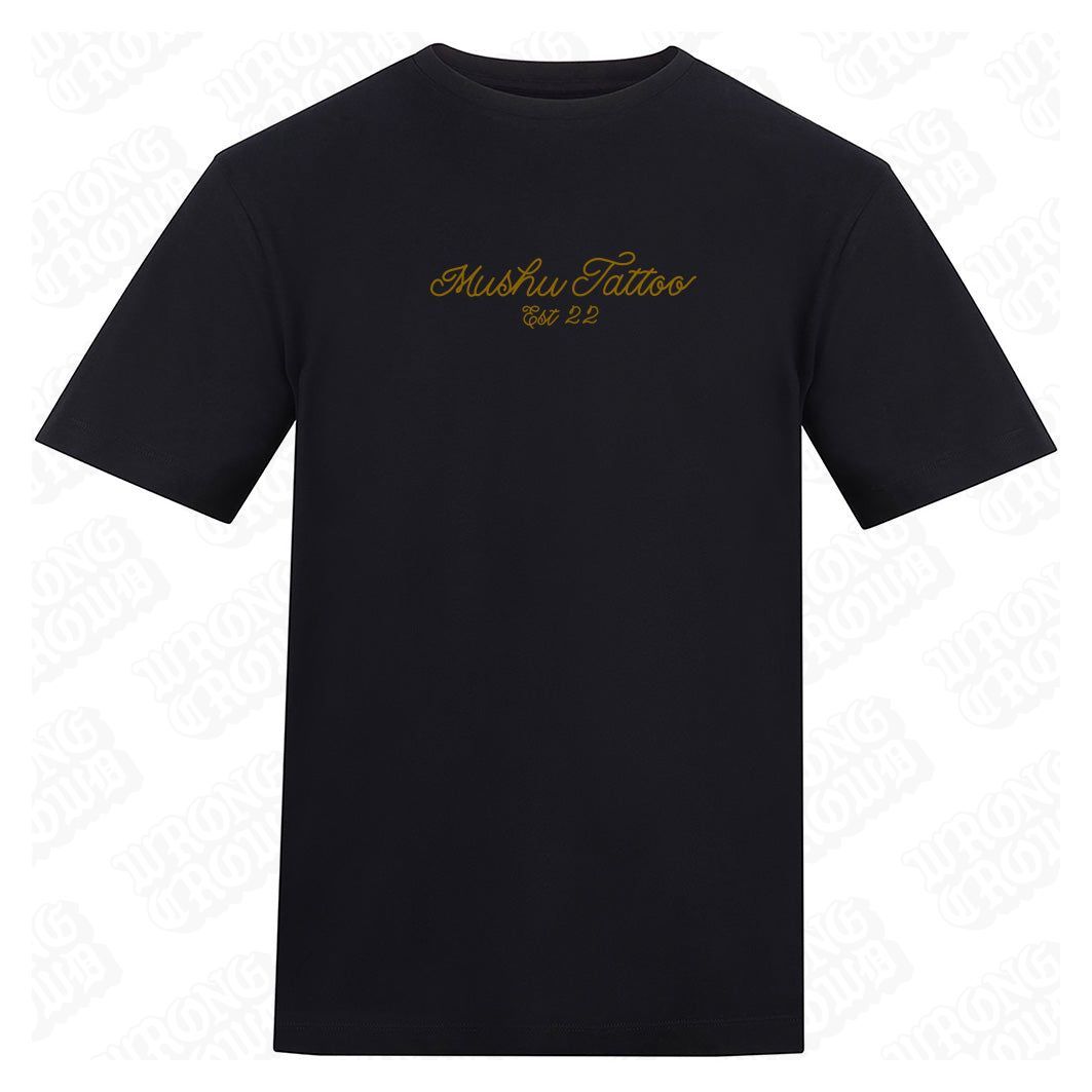 Dragon Gold | Regular Fit Black T-Shirt