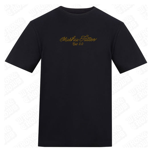 Dragon Gold | Regular Fit Black T-Shirt