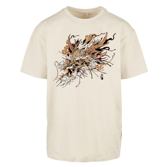 Dragon | Oversized Sand T-Shirt