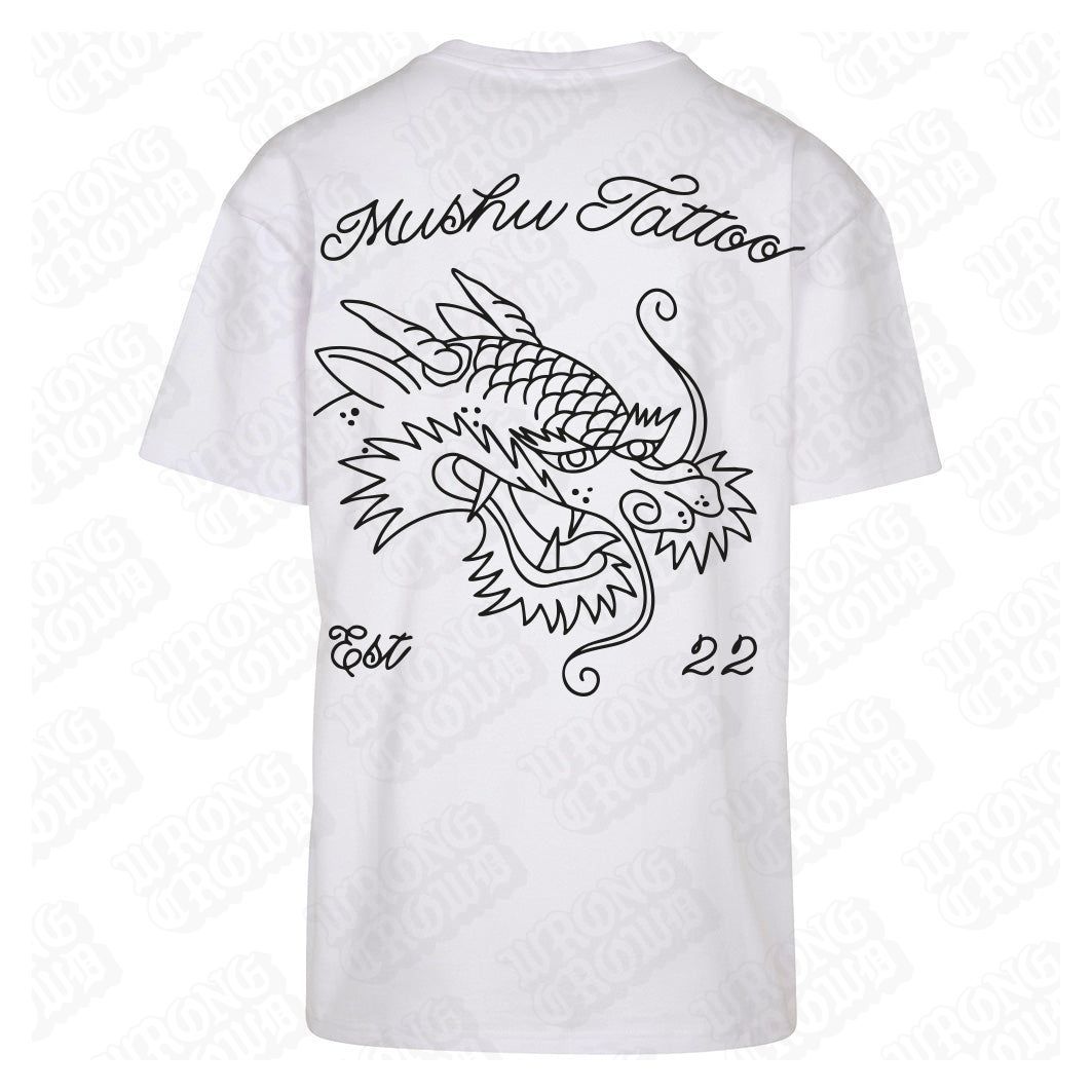 Dragon | Oversized White T-Shirt