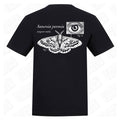 Emperor Moth | Regular Fit Black T-Shirt - Wrong Crowd Artist merch