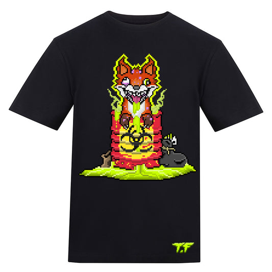 FOXIC | Regular Fit Black T-Shirt