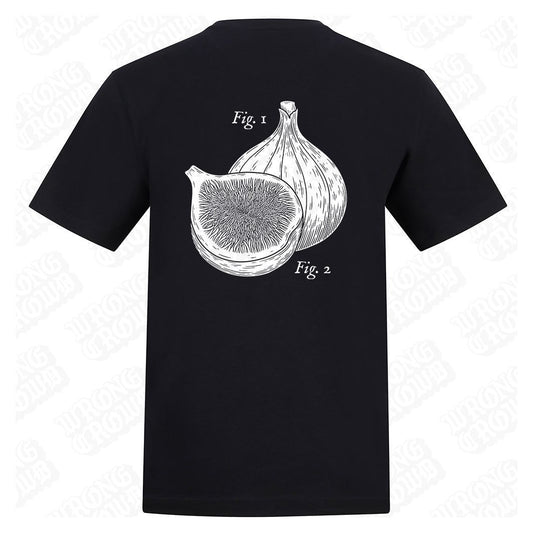 Fig Pun | Regular Fit Black T-Shirt - Wrong Crowd Artist merch