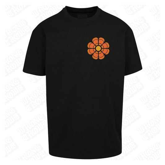 Flail | Oversized Black T-Shirt - Wrong Crowd Artist merch