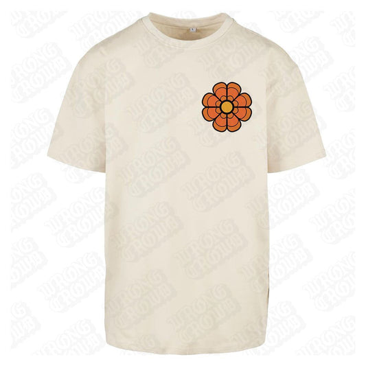 Flail | Oversized Sand T-Shirt - Wrong Crowd Artist merch