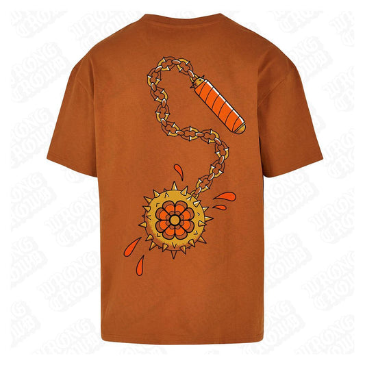 Flail | Oversized Toffee T-Shirt - Wrong Crowd Artist merch