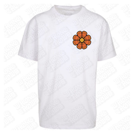 Flail | Oversized White T-Shirt - Wrong Crowd Artist merch