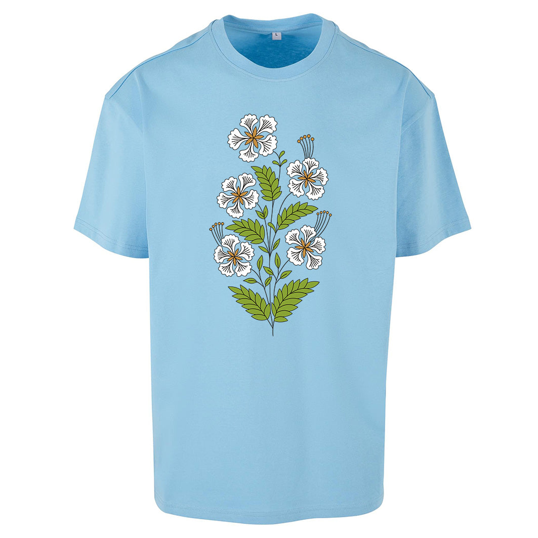 Flower | Oversized Baltic Blue T-Shirt