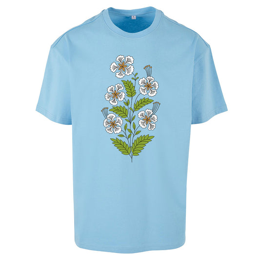 Flower | Oversized Baltic Blue T-Shirt