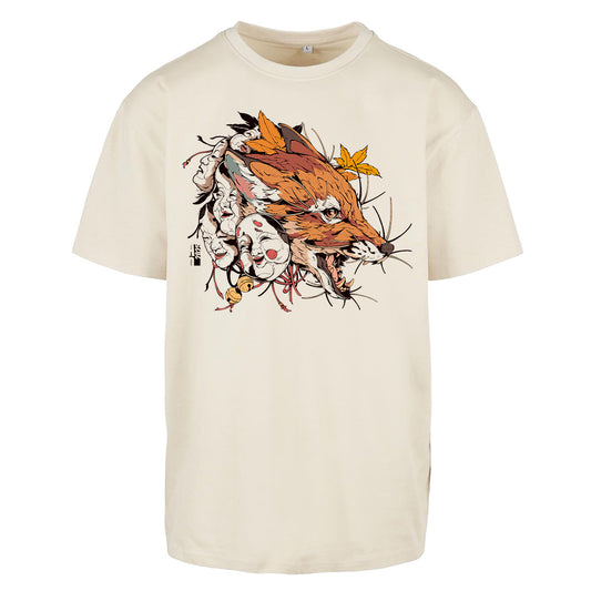 Fox | Oversized Sand T-Shirt