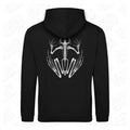 Frog Skeleton | Black Hoodie - Wrong Crowd Artist merch