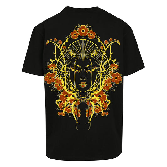 Geisha | Oversized Black T-Shirt