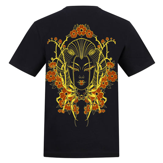 Geisha  | Regular Fit Black T-Shirt