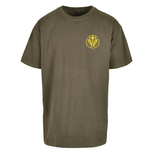 Geisha | Oversized Olive T-Shirt