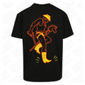 Giddy Up | Oversized Black T-Shirt - Wrong Crowd Artist merch