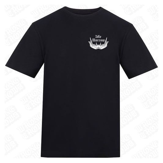 Growing Pains | Regular Fit Black T-Shirt - Wrong Crowd Artist merch