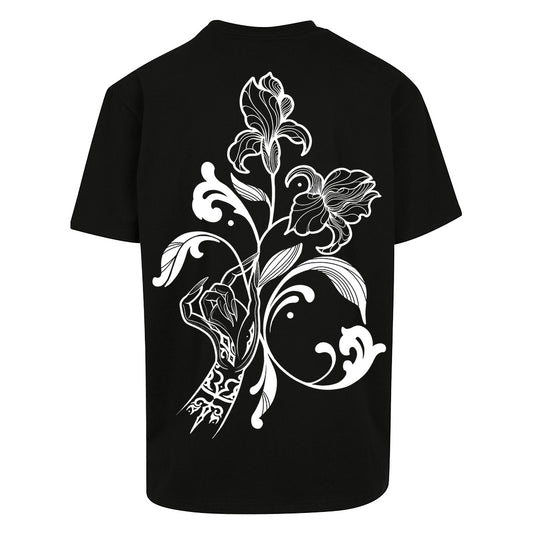 Hand of Peace | Oversized Black T-Shirt