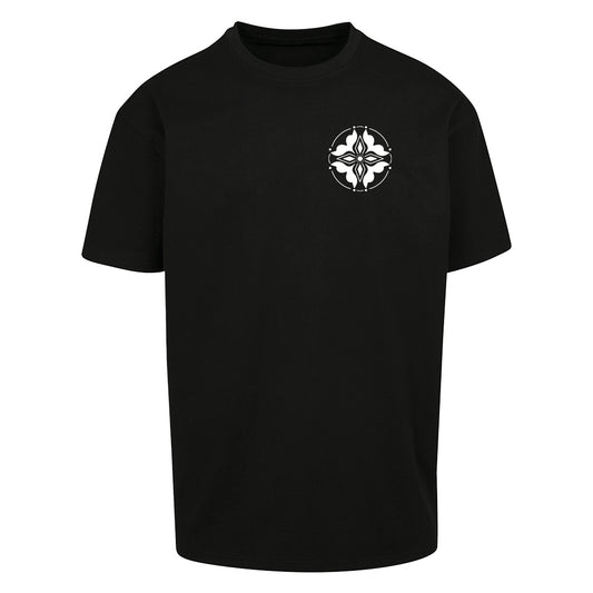 Hand of Peace | Oversized Black T-Shirt