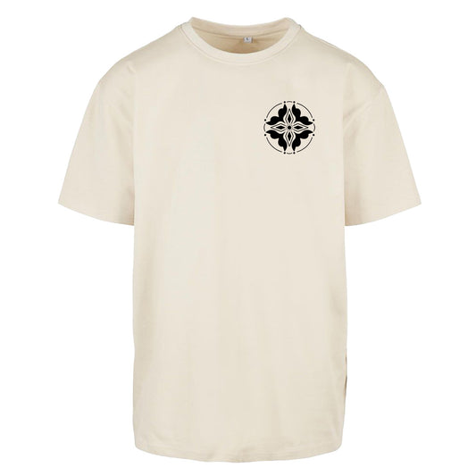 Hand of Peace | Oversized Sand T-Shirt