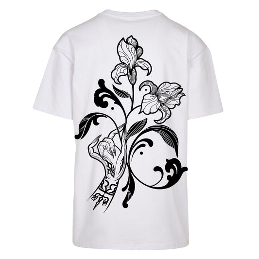 Hand of Peace | Oversized White T-Shirt
