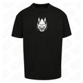 Hannya Snake | Oversized Black T-Shirt - Wrong Crowd Artist merch