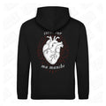 Heart On My Sleeve | Black Hoodie - Wrong Crowd Artist merch