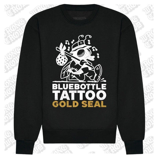 Hobo Fly | Premium Ultra Heavy Oversized Black Boxxer Sweatshirt - Wrong Crowd Artist merch