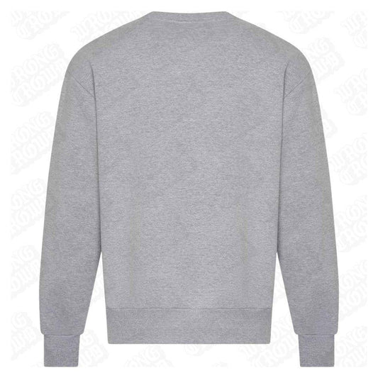 Hobo Fly | Premium Ultra Heavy Oversized Grey Boxxer Sweatshirt - Wrong Crowd Artist merch