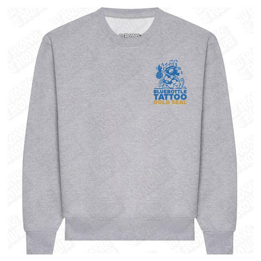 Hobo Fly | Premium Ultra Heavy Oversized Grey Boxxer Sweatshirt - Wrong Crowd Artist merch