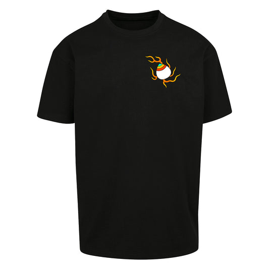 Hoju Pocket | Oversized Black T-Shirt
