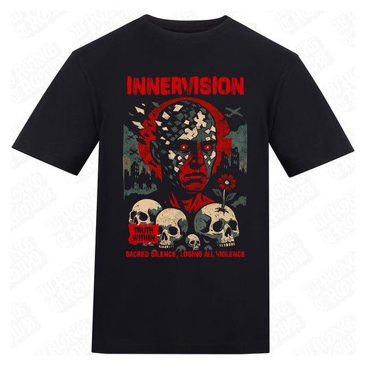 Innervision | Regular Fit Black T-Shirt