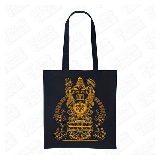 Kalash | Black Shopper Tote Bag - Wrong Crowd Artist merch
