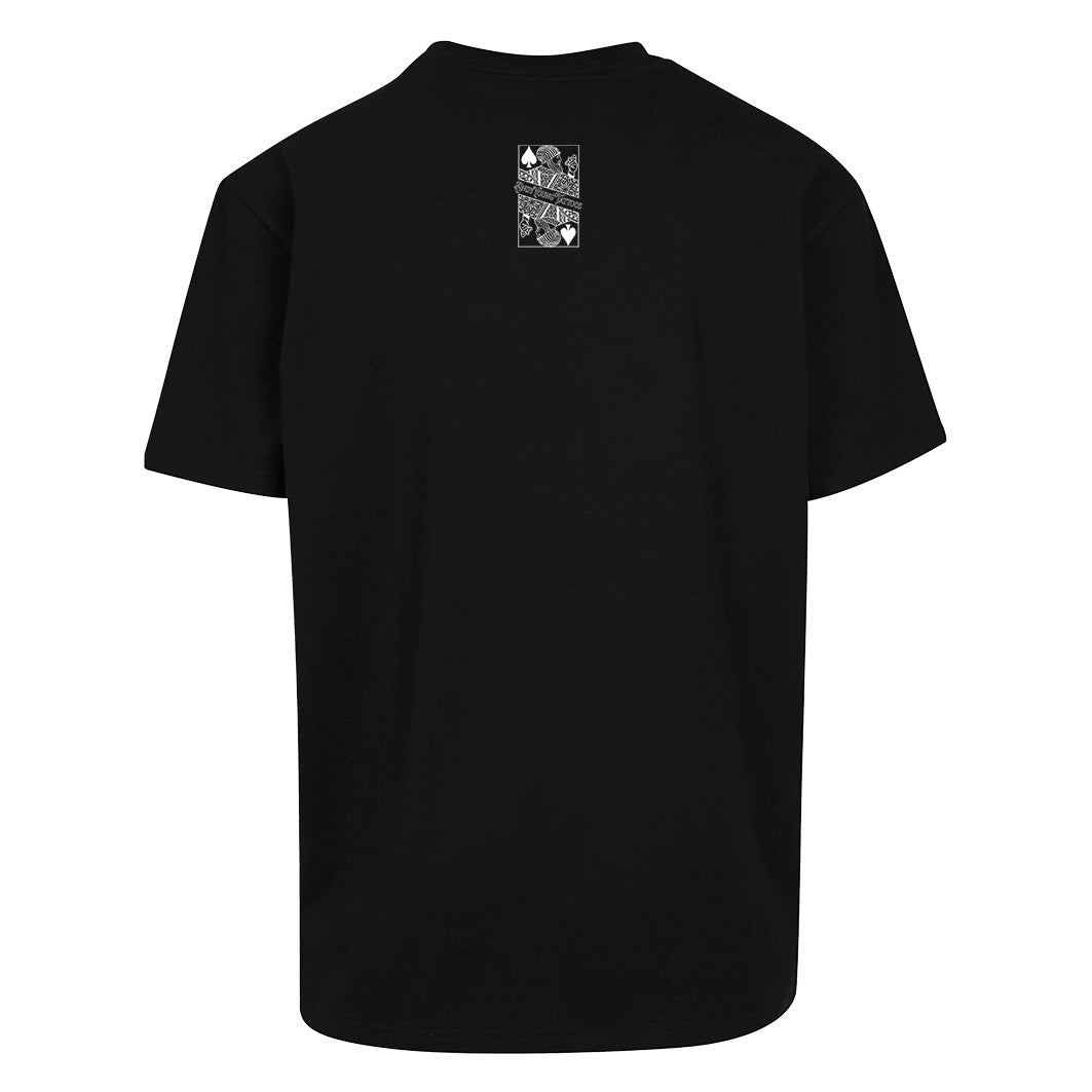 Koi Frog | Oversized Black T-Shirt