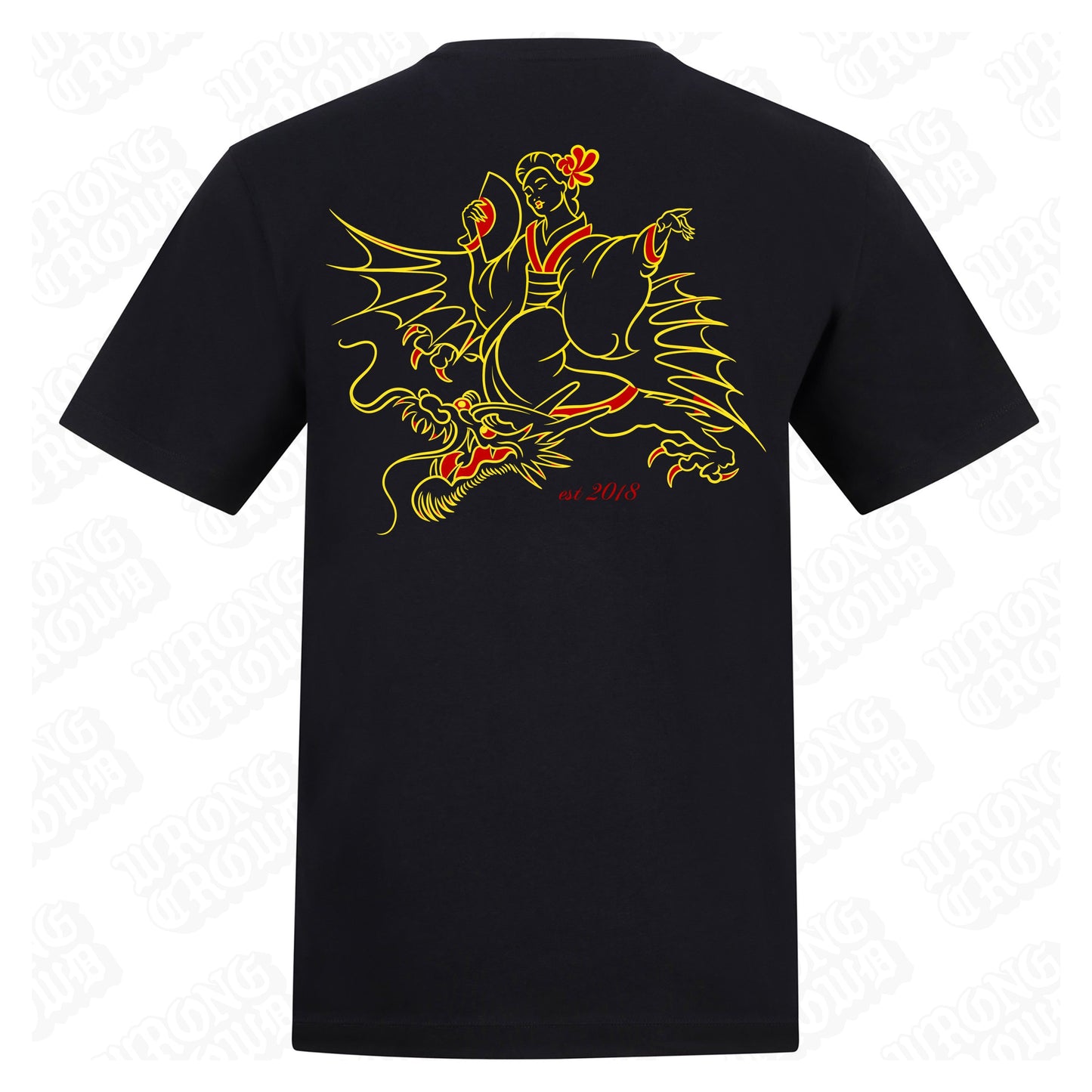 Kustom Creations | Regular Fit Black T-Shirt - Wrong Crowd Artist merch