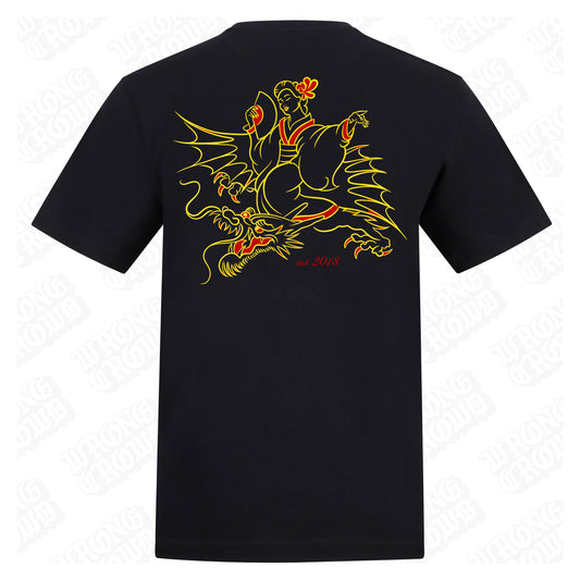 Kustom Creations | Regular Fit Black T-Shirt - Wrong Crowd Artist merch
