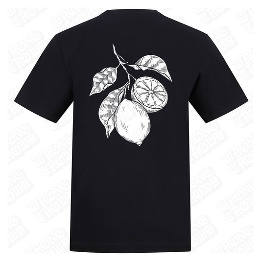 Lemon Branch | Regular Fit Black T-Shirt - Wrong Crowd Artist merch