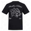 Leopard | Regular Fit Black T-Shirt