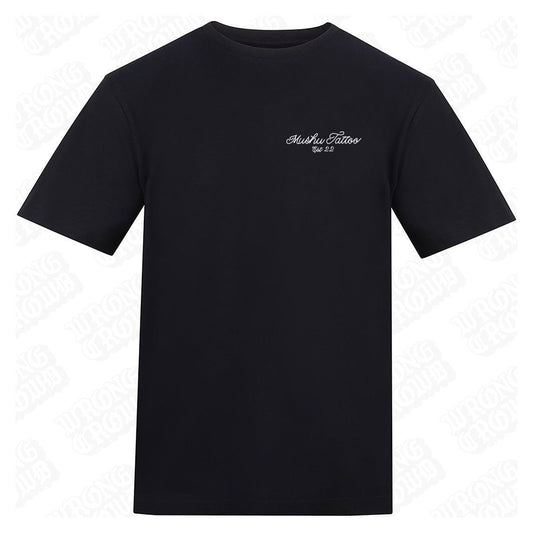 Leopard | Regular Fit Black T-Shirt