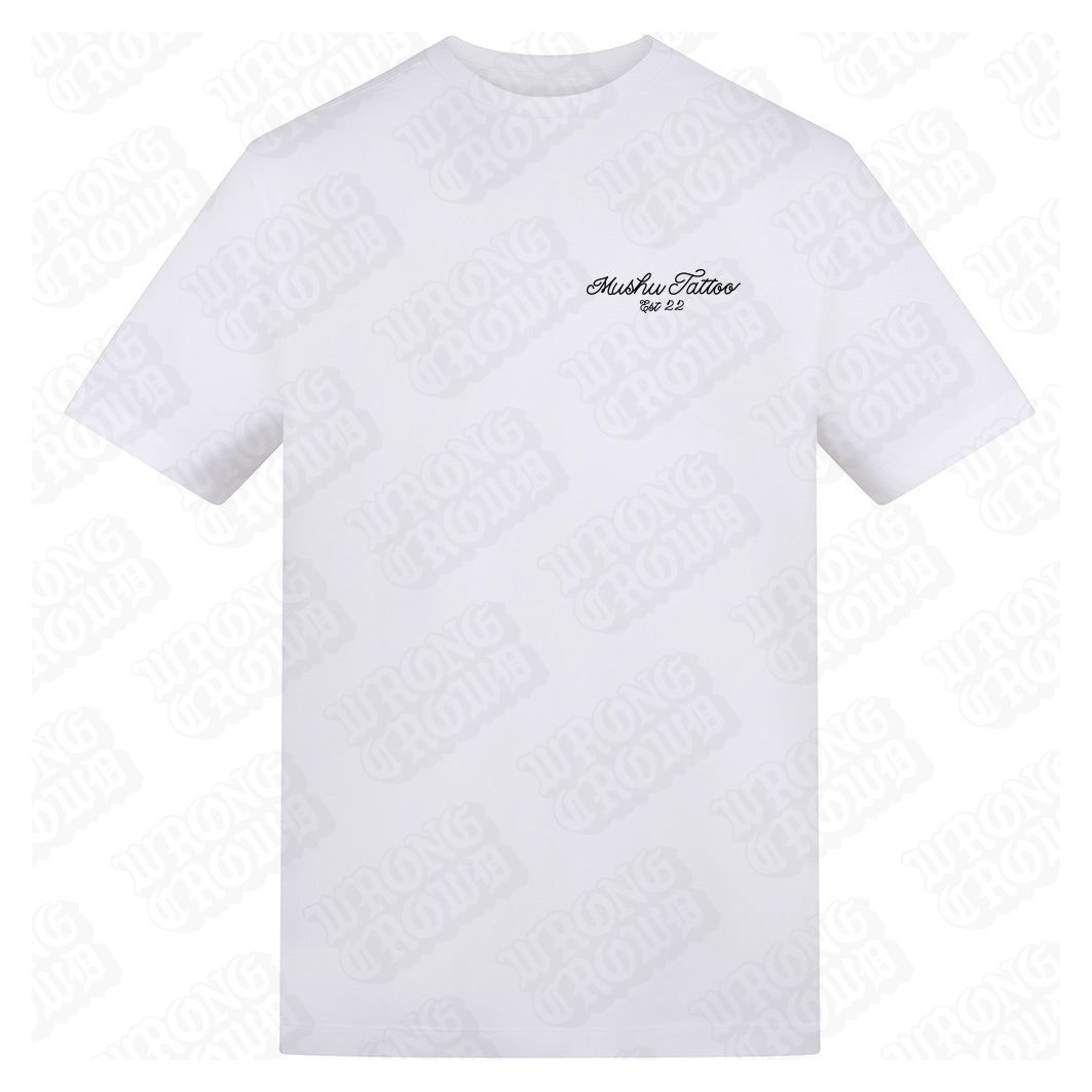Leopard | Regular Fit White T-Shirt