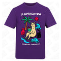 Llamasutra | Regular Fit Purple T-Shirt