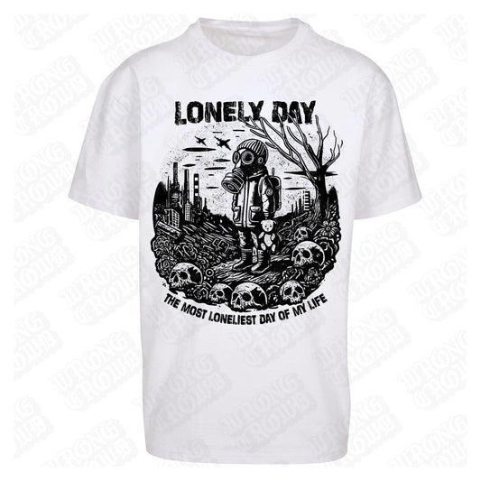 Lonely Day | Regular Fit White T-Shirt