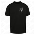 Matlock Bath Tattoo | Oversized Black T-Shirt - Wrong Crowd Artist merch