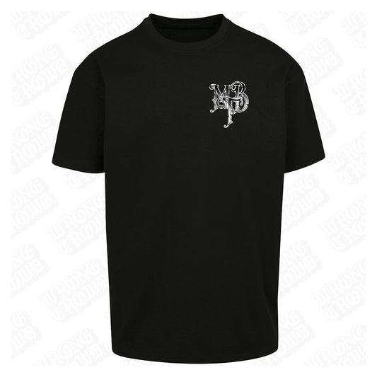 Matlock Bath Tattoo | Oversized Black T-Shirt - Wrong Crowd Artist merch